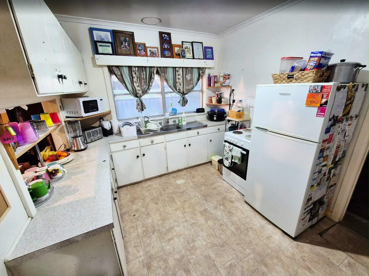Kitchen storage area after organising