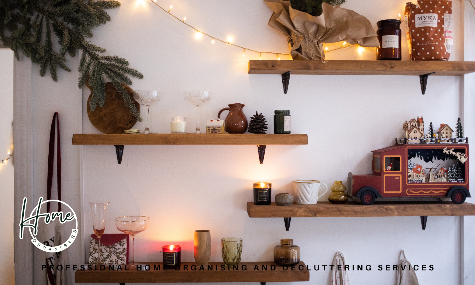 Measured storage plan with containers and labels